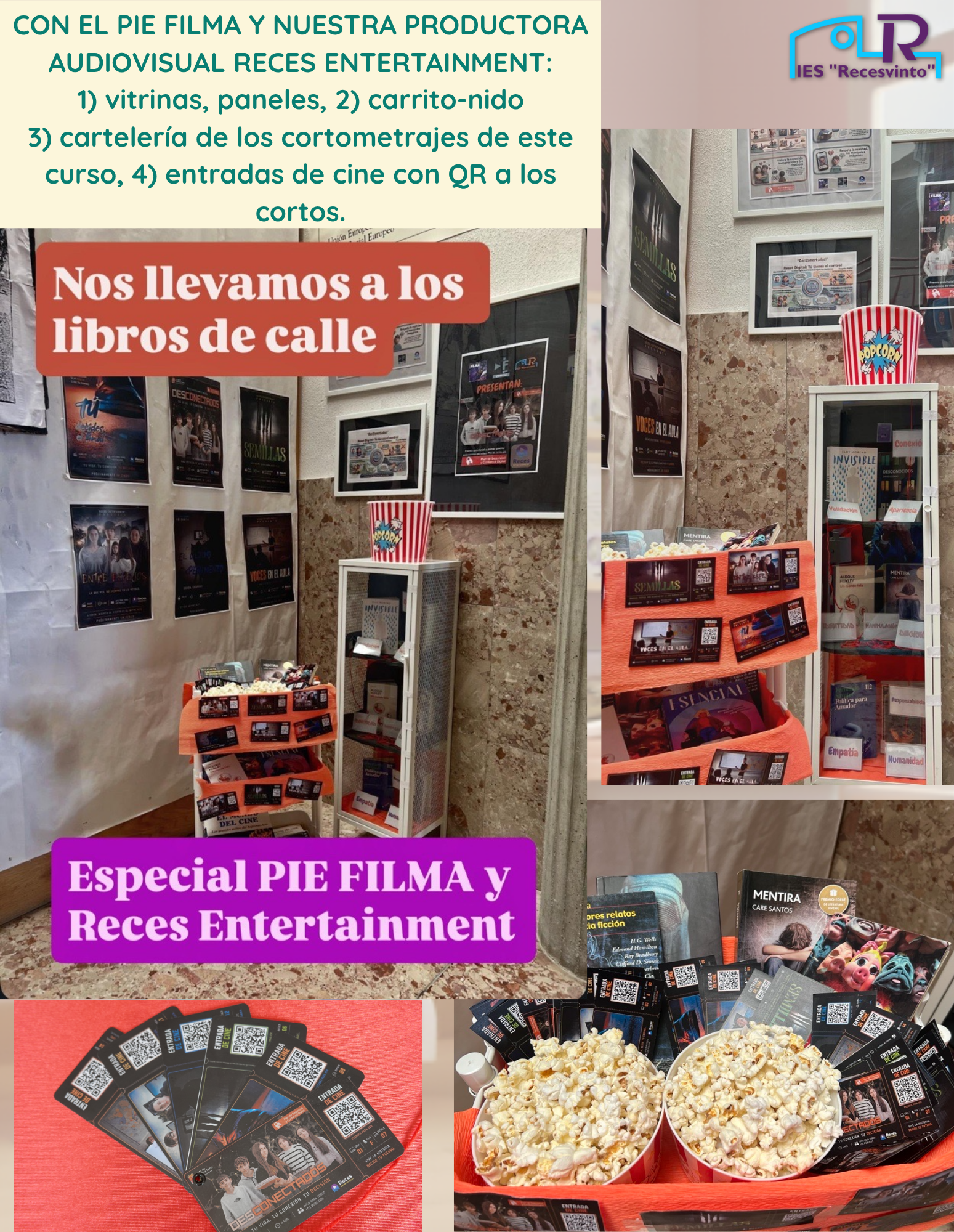 Nos llevamos a los libros de calle y FILMA/ Reces Entertainment 1